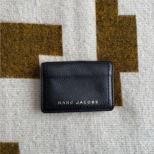 Marc Jacobs Black Leather Card Holder